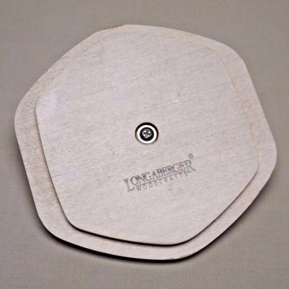 Longaberger 2001 HOH / ACS Basket Combo, with Liner, Protector, Lid and Tie-On - Picture 8 of 13